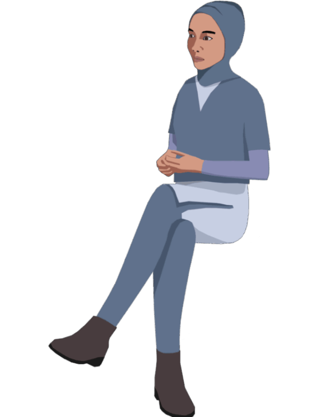 02 girl - sitting